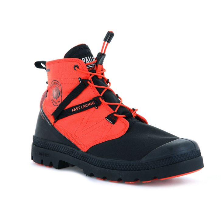 Palladium Pampa Travel Lite+ Waterdichte Laarzen Heren Oranje Zwart | NL 17ZFRSC